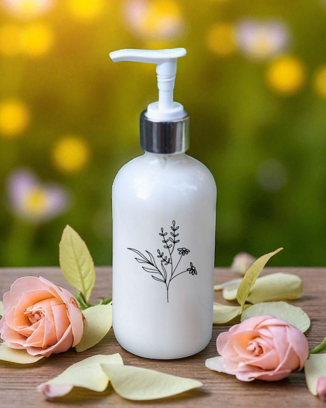 Crema corporal floral