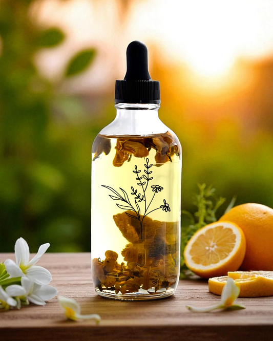 Aceite corporal cítrico