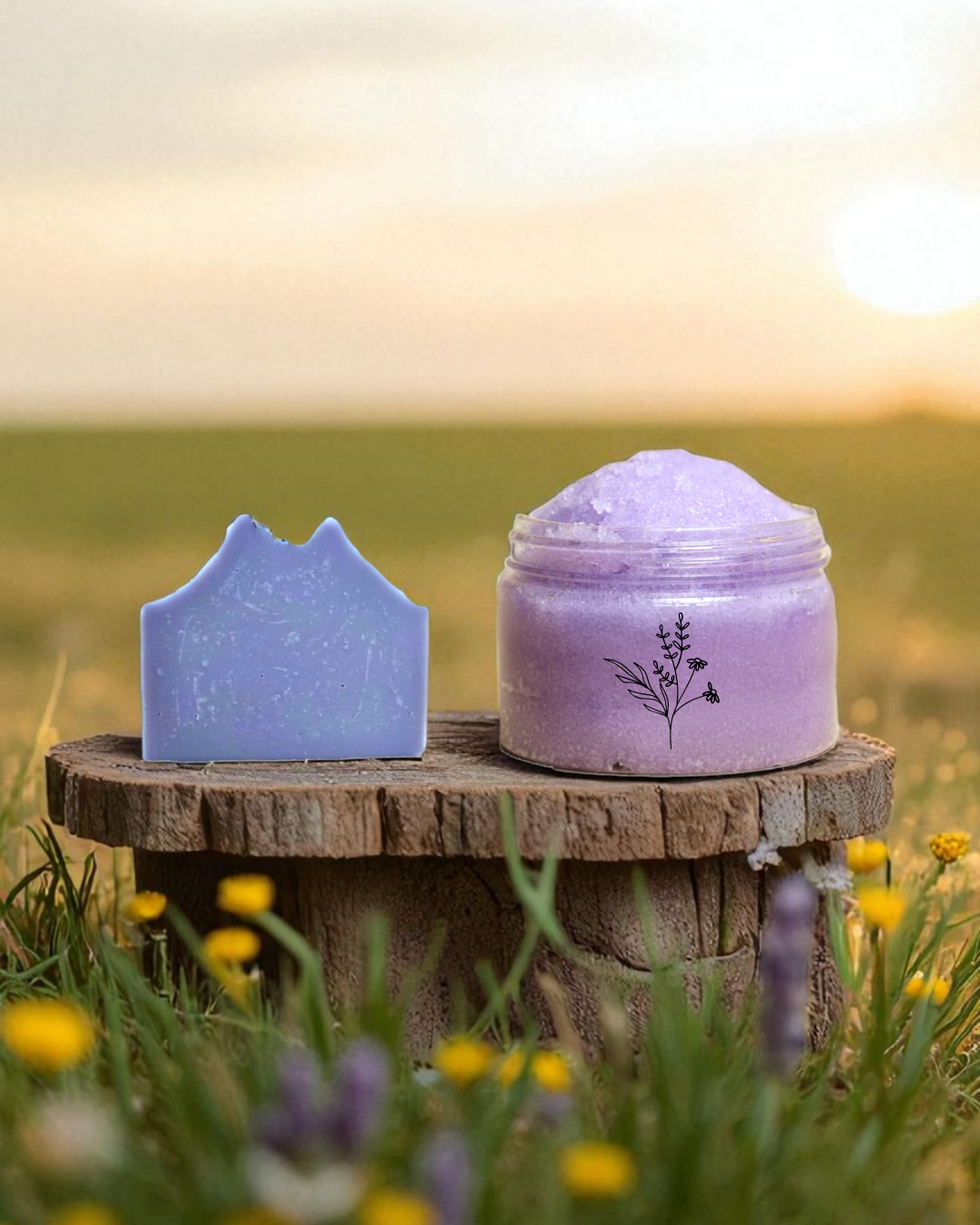 Combo lavanda: Jabón + Exfoliante