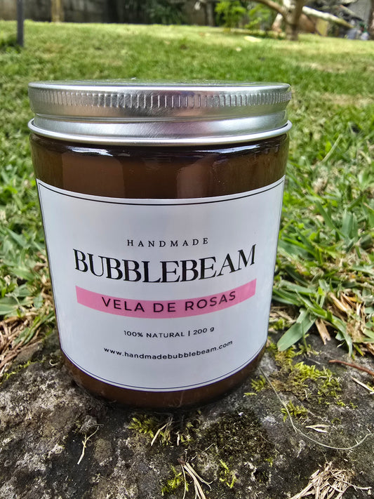 Vela de masaje aromática de rosas